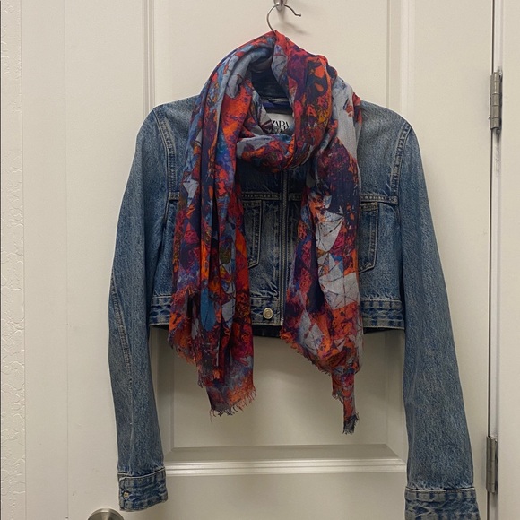 Lily And Lionel Large Oversized Scarf Womens 50 x 72 One Size Modal Silk Scarf - Picture 2 of 6